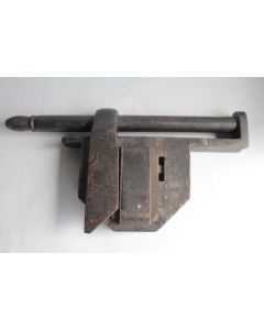 Ancien Grand Cadenas à moraillon fer forgé