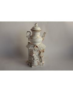 Tisanière porcelaine XIXe siècle