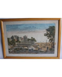 Gravure XIXe siècle Maison de Plaisance Constantinople