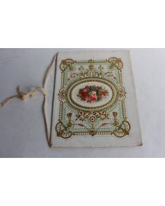 Cahier d'écolier vœux aux parents pour le nouvel an 1893