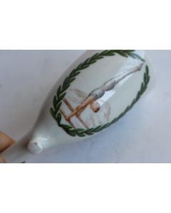 Fourneau de pipe porcelaine sport barres parallèles