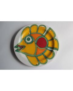 Giovanni DE SIMONE Assiette céramique Poisson