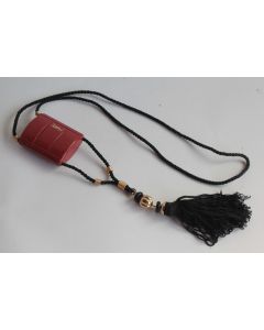YVES SAINT LAURENT Collier Pendentif parfum Opium vintage