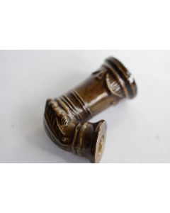 Fourneau de pipe ceramique émaillée Napoleon III
