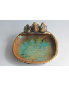 Cendrier porcelaine canard Zsolnay Pecs Hongrie