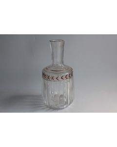 SAINT LOUIS Flacon cristal Laurier