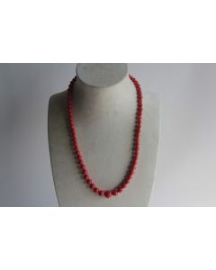 Collier perles Corail Camée or 18 K
