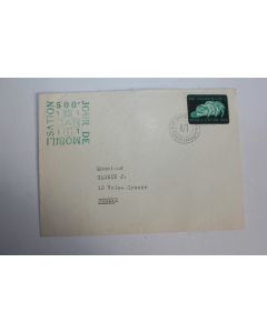 Enveloppe militaire avec vignette obl 500e jour de mobilisation 1940
