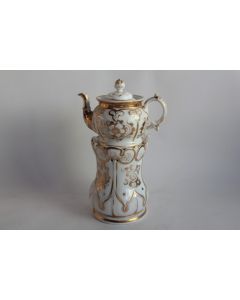 Tisanière porcelaine de Paris XIXe siècle