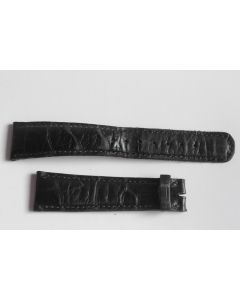 A. LANGE & SOHNE Bracelet montre croco noir 20 mm