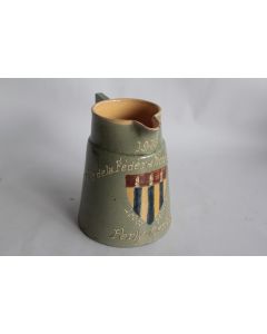 Pichet terre vernissée Fête Fédération 1926 Perly-Certoux Suisse