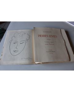 Henri MATISSE lithographie originale  Pierres Levées  1948