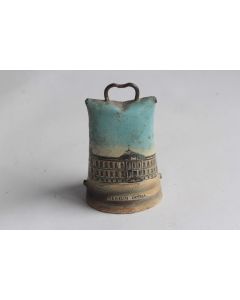 Ancienne cloche peint paysage Souvenir Musée Gotha Suisse