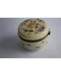 Boite opaline émaillée Napoléon III