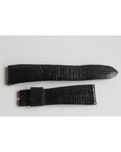 ROLEX Bracelet pour montre lézard noir 20 mm