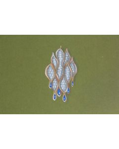 Ancien dessin original bijoux