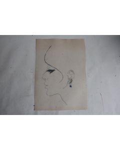 Ancien dessin original bijoux