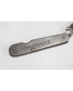 Ancien couteau a systeme pub  Linge ABADIE  Paul A.Henckels 