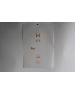 Ancien dessin original bijoux
