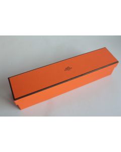 HERMES Boite carton orange 27x6,5x6 cm
