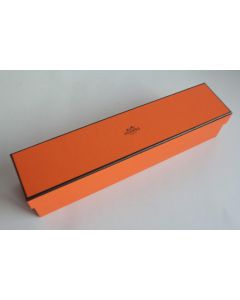 HERMES Boite carton orange 27x6,5x6 cm