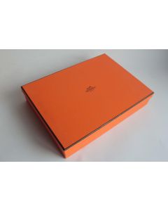 HERMES Boite carton orange 28,5x21x6 cm