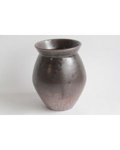 Vase grès émaillé Mont Chevalier Cannes Léon Castel