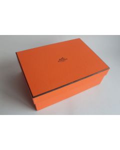 HERMES Boite carton orange 23x16,5x8 cm