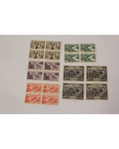 Timbres France bloc x4 poste aérienne série complète 1949 neufs