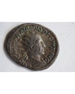 Monnaie Romaine argent Antoninien TRAJAN DÈCE  VICTORIA AVG 