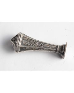 Sceau cachet argent massif