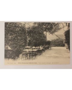 CPA Savoie Hôtel Restaurant Rothonod Tonnelle Jeu de Boules