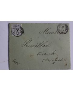 Timbre Allemagne Wurtemberg 20p 1888 oblitéré wilhelmsdorf