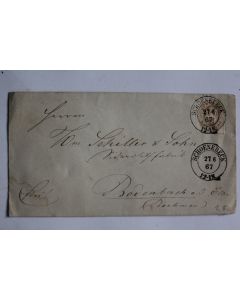 Timbre Allemagne Prusse 1867 oblitéré Schoenebeck