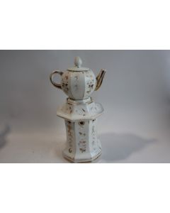 Tisanière porcelaine Vieux Paris XIXe siècle