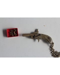 Pistolet d'alarme Berloque-Maus broche florale 2mm détente ronde Allemagne