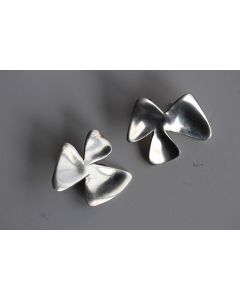 Chelo SASTRE Clips d'oreilles argent Art Jewelry