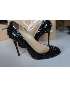 CHRISTIAN LOUBOUTIN chaussures Fifi Spikes 100 Patent black