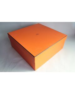 HERMES Boite carton orange 43x43x18 cm Sac Kelly Birkin