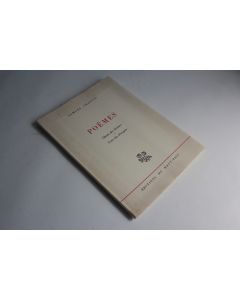 Livre Poèmes Chant des sirènes Voix des Parques Samuel Chapuis 1949 + lettre