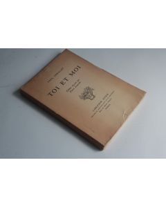 Livre Toi et Moi Paul Géraldy Pierre Laprade 1924