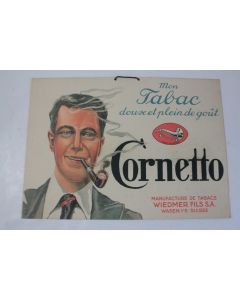 Ancienne Publicité tabac Cornetto Wiedmer Fils Suisse