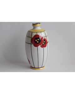 Vase porcelaine Henri Delcourt Boulogne-sur-Mer Art déco