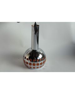 Suspension design métal chromé Space Age 1970