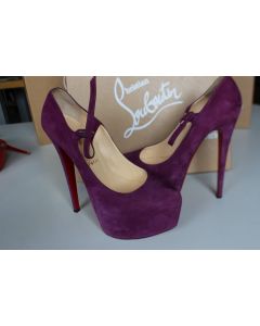 CHRISTIAN LOUBOUTIN chaussures DIPLONANA 120 VEAU VELOURS T38