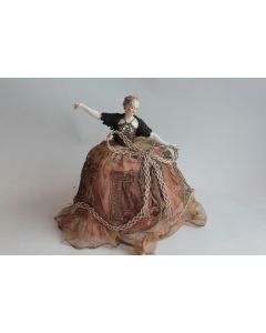 Demi figurine porcelaine Dressel & Kister La Camargo Dancing