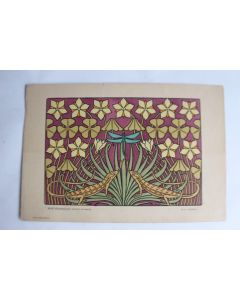 Estampe M-P VERNEUIL Art nouveau