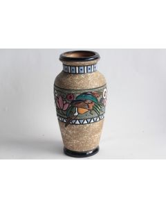 Vase céramique Amphora Oiseau Art Déco Autriche