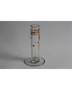 SAINT LOUIS Vase Soliflore cristal doré
