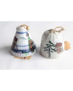 Anciennes cloches porcelaine carillon Japon